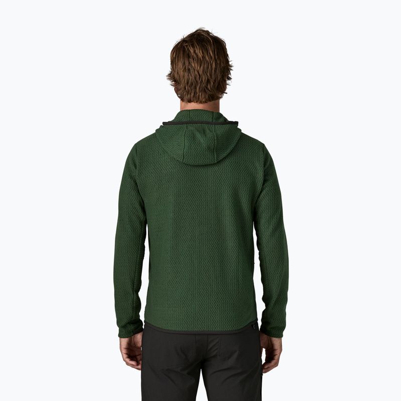 Мъжки суитшърт за трекинг Patagonia R1 Air Full-Zip Hoody treeline green 2