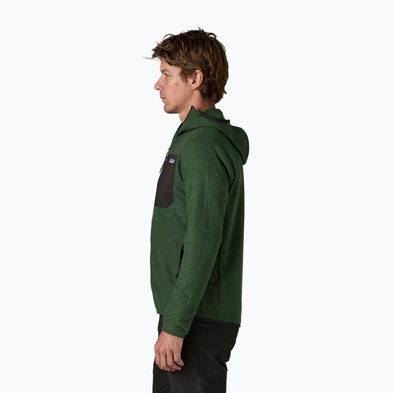 Мъжки суитшърт за трекинг Patagonia R1 Air Full-Zip Hoody treeline green 3