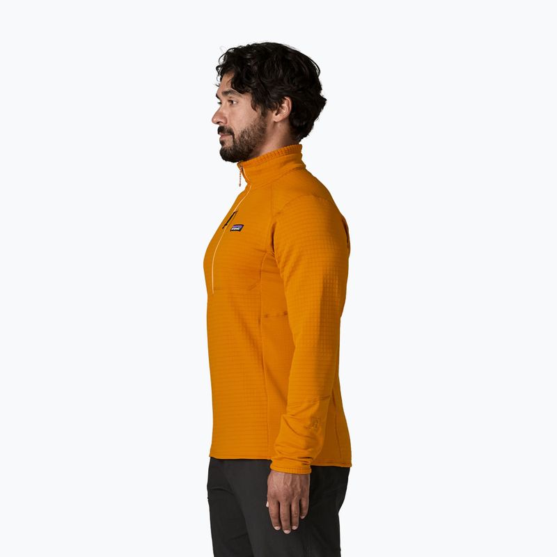 Мъжки суитшърт за трекинг Patagonia R1 Pullover autumn orange 3