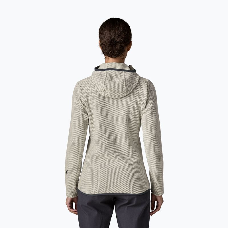 Дамски поларен суитшърт Patagonia R1 Air Full-Zip Hoody birch white 2
