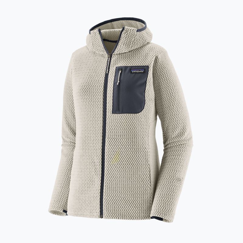 Дамски поларен суитшърт Patagonia R1 Air Full-Zip Hoody birch white 5