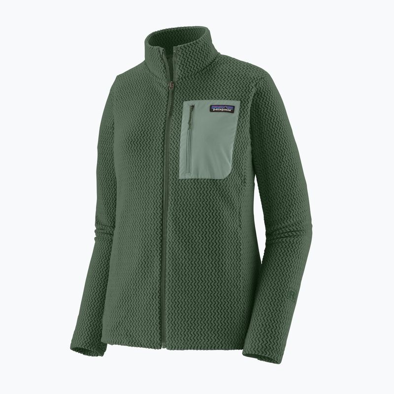 Дамски поларен суитшърт Patagonia R1 Air canopy green 4