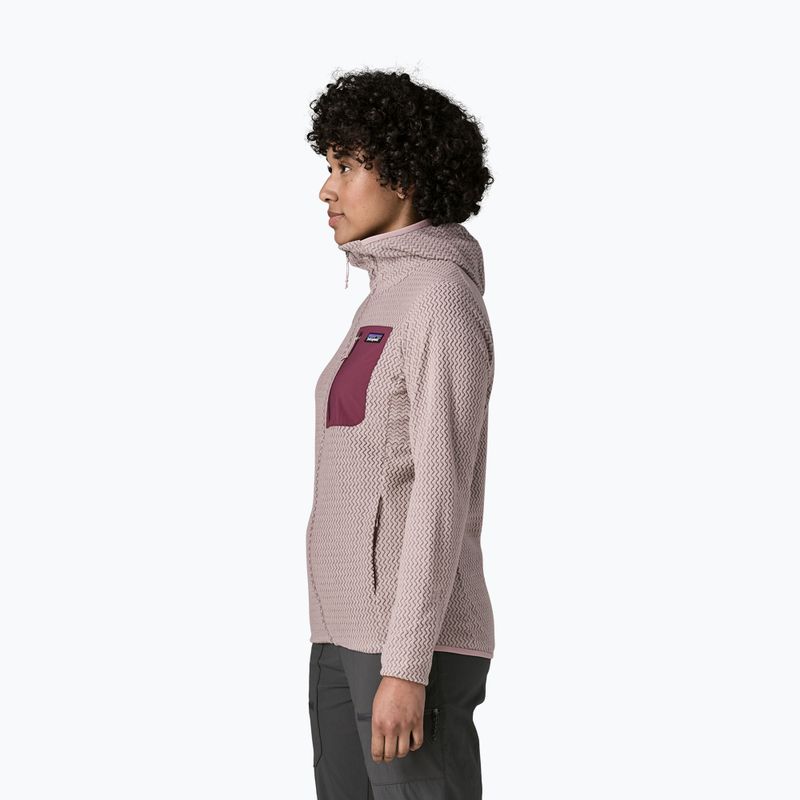 Дамски поларен суитшърт Patagonia R1 Air Full-Zip Hoody stingray mauve 3