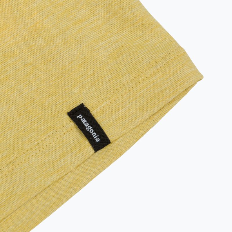 Мъжка тениска Patagonia Capilene Cool Daily Boardshort Logo limestone yellow - light limestone yellow x-dye 4