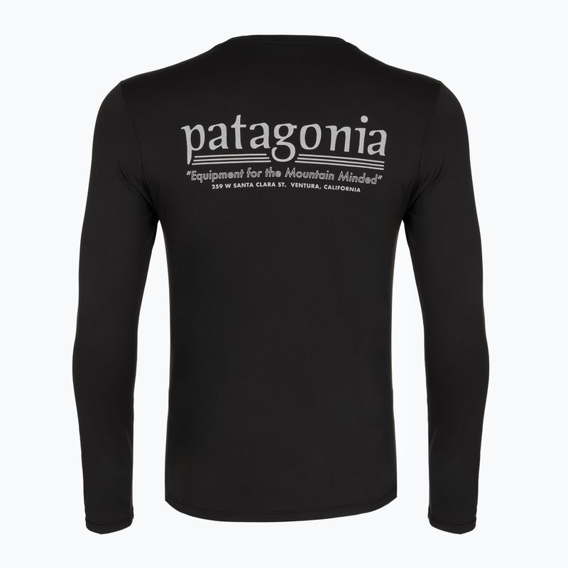 Мъжка трекинг блуза с дълъг ръкав Patagonia Cap Cool Daily Hut Tripper LS black 2