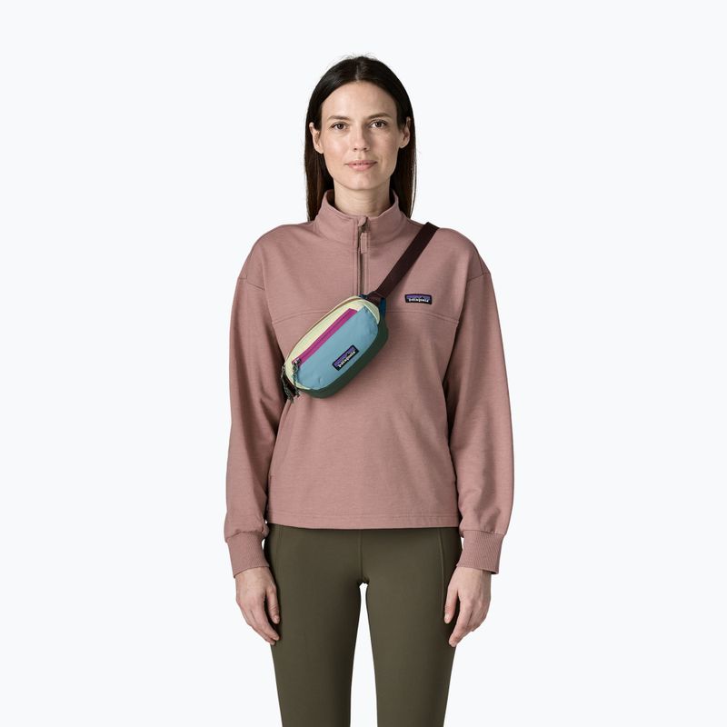 Чантичка за кръстна Patagonia Terravia Mini Hip patchwork: snowmelt blue 3