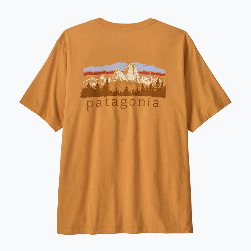 Мъжка тениска Patagonia Fitz Roy Foothills dried mango 2