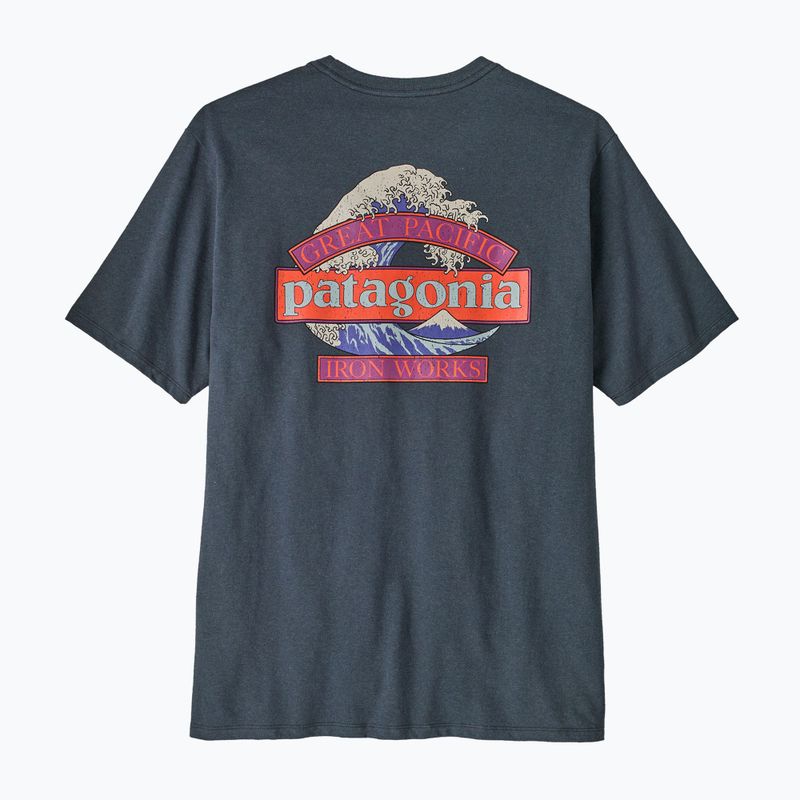 Мъжка тениска Patagonia Great Waves Responsibili-Tee summit blue 4