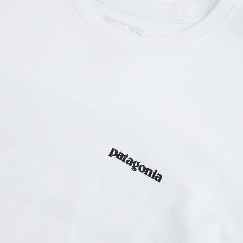 Мъжка блуза с дълъг ръкав  Patagonia P-6 Logo Responsibili fiber white 3