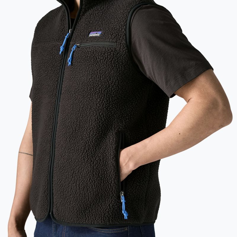 Мъжки елек Patagonia Retro Pile black 4