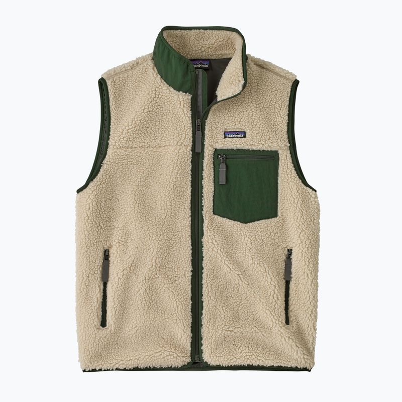 Мъжки елек Patagonia Classic Retro-X dark natural w/treeline green 2