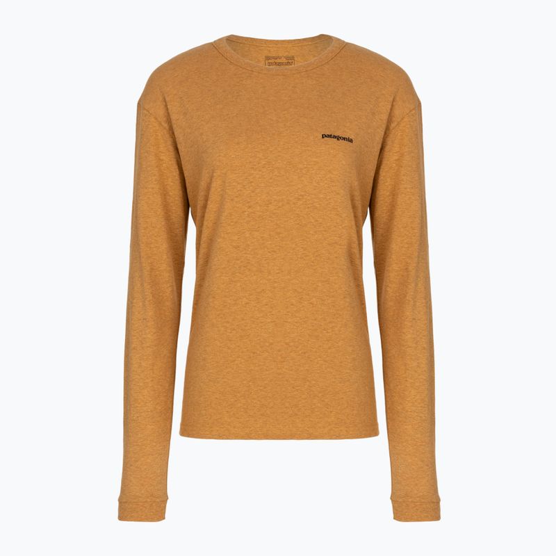 Дамска блуза с дълъг ръкав Patagonia P-6 Logo Responsibili-Tee LS dried mango