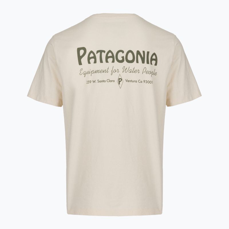 Мъжка тениска Patagonia Water People Banner T-Shirt undyed natural 2