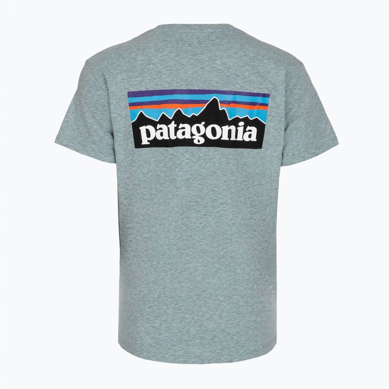 Дамска тениска Patagonia P-6 Logo Responsibili-Tee blue sage 2