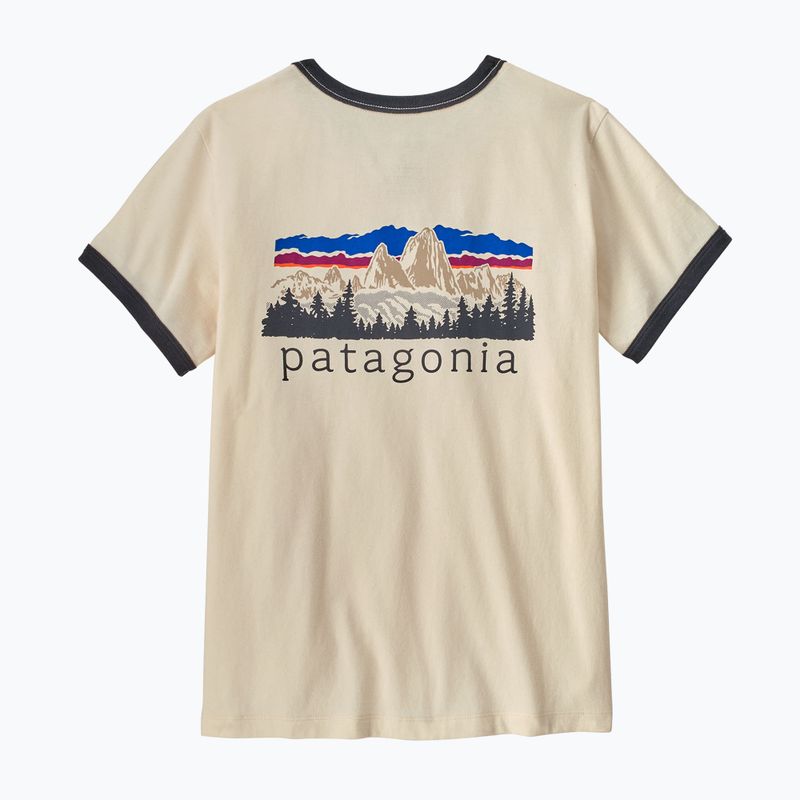 Дамска тениска Patagonia Fitz Roy Foothills Ringer Tee undyed natural 2