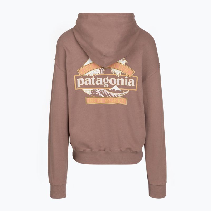 Дамски суитшърт за трекинг Patagonia Great Waves Daily Hoody moonrise taupe 2