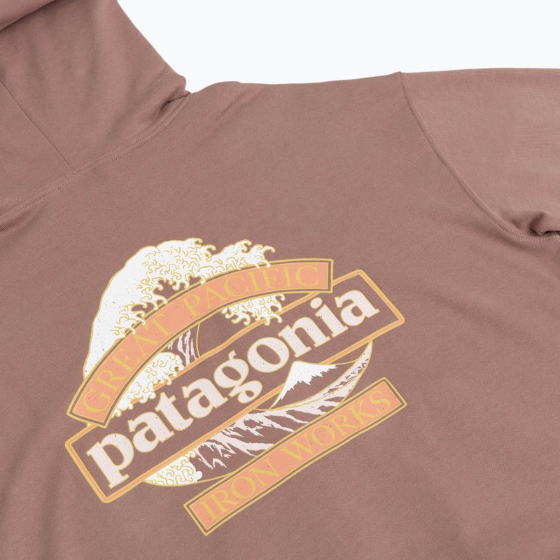 Дамски суитшърт за трекинг Patagonia Great Waves Daily Hoody moonrise taupe 3