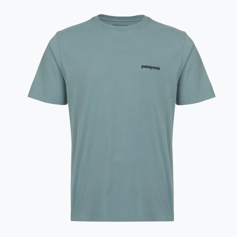 Мъжка тениска Patagonia P-6 Logo blue sage