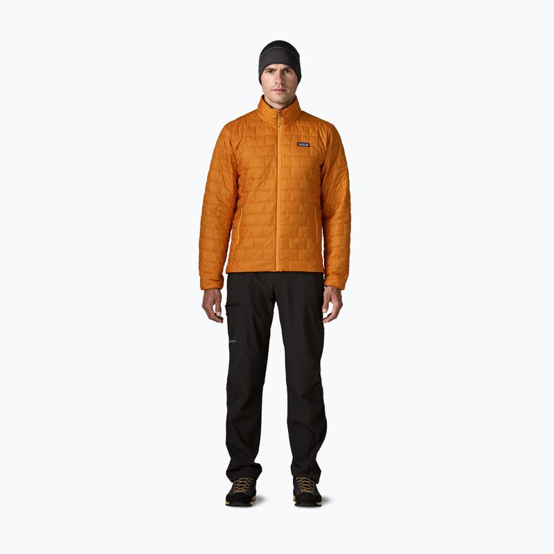 Мъжко ватирано яке Patagonia Nano Puff autumn orange 2