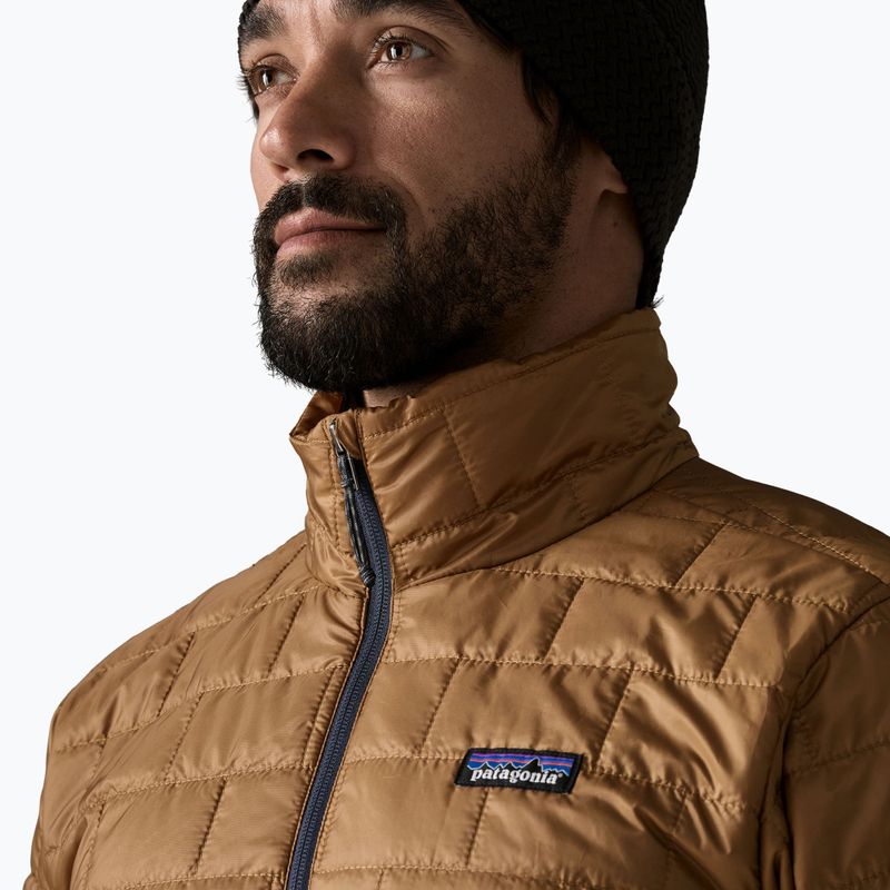 Мъжко ватирано яке Patagonia Nano Puff deer brown 5
