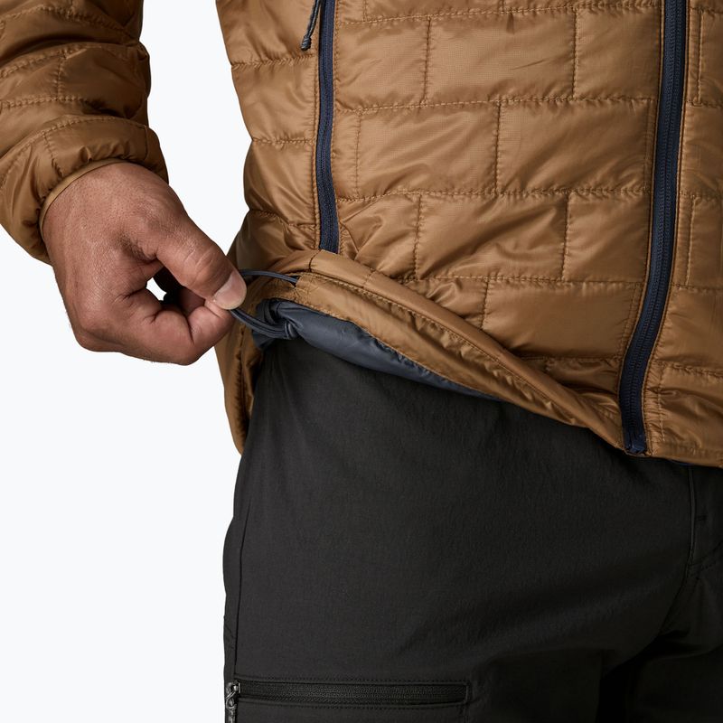 Мъжко ватирано яке Patagonia Nano Puff deer brown 8