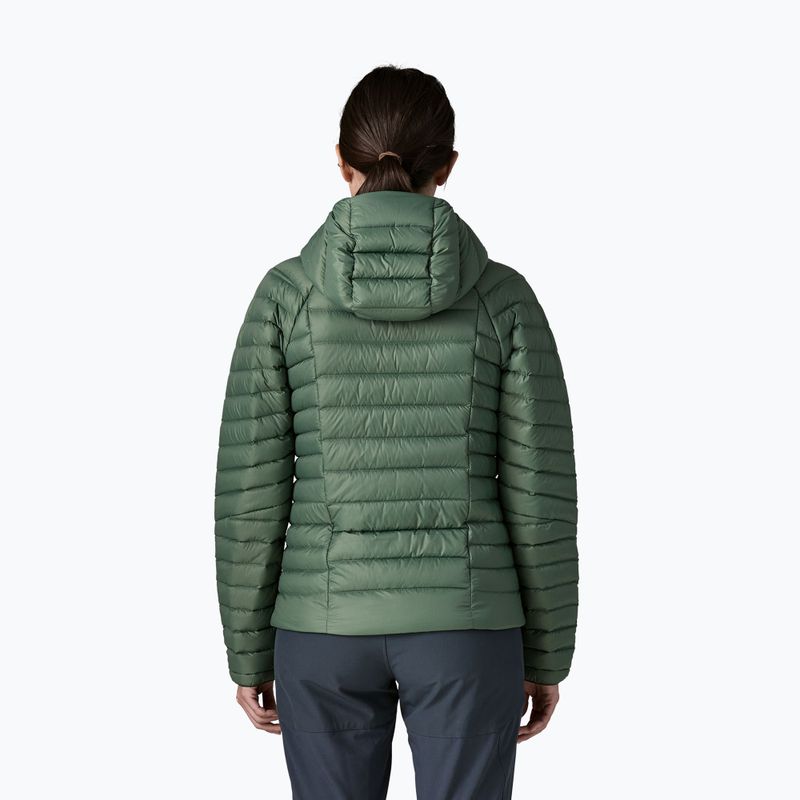 Дамско пухено яке Patagonia Down Sweater Hoody canopy green 3