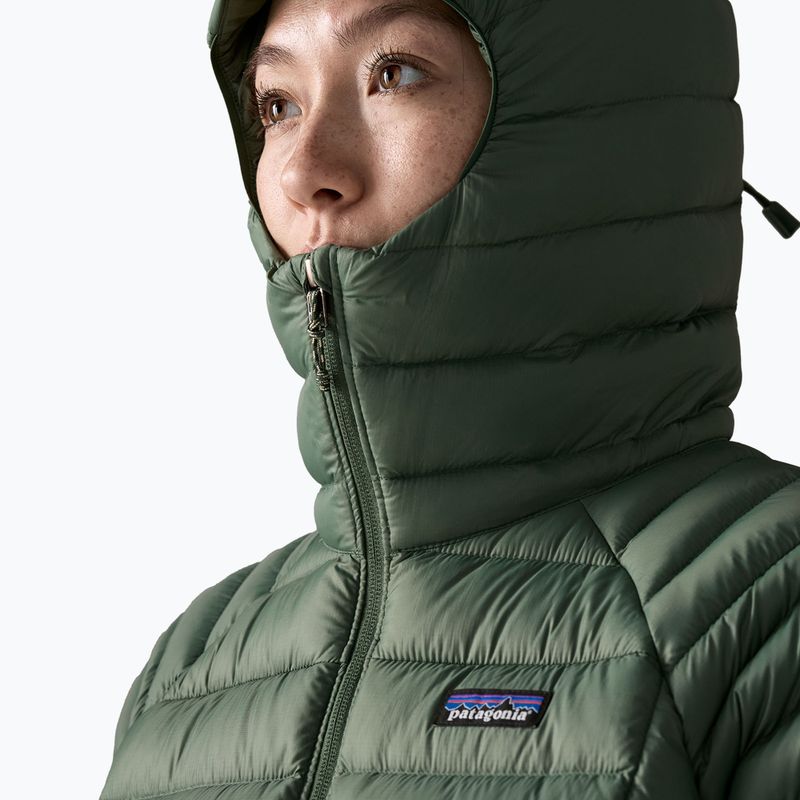 Дамско пухено яке Patagonia Down Sweater Hoody canopy green 6