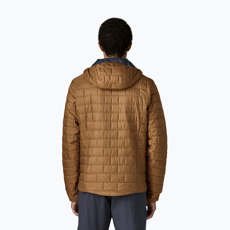Мъжко ватирано яке Patagonia Nano Puff Hoody deer brown 2