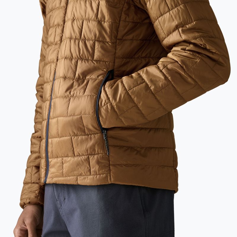 Мъжко ватирано яке Patagonia Nano Puff Hoody deer brown 6