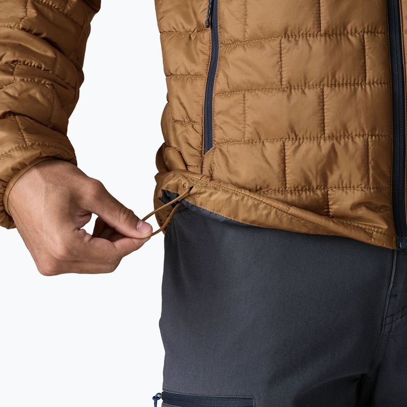 Мъжко ватирано яке Patagonia Nano Puff Hoody deer brown 8