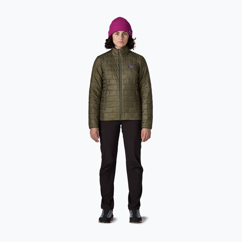Дамско ватирано яке Patagonia Nano Puff basin green 2