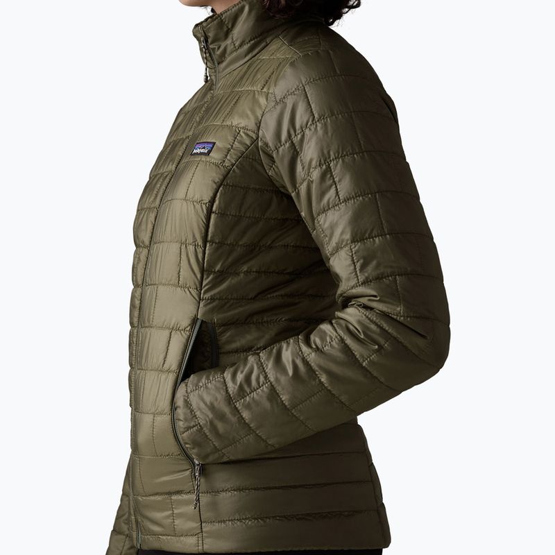 Дамско ватирано яке Patagonia Nano Puff basin green 6