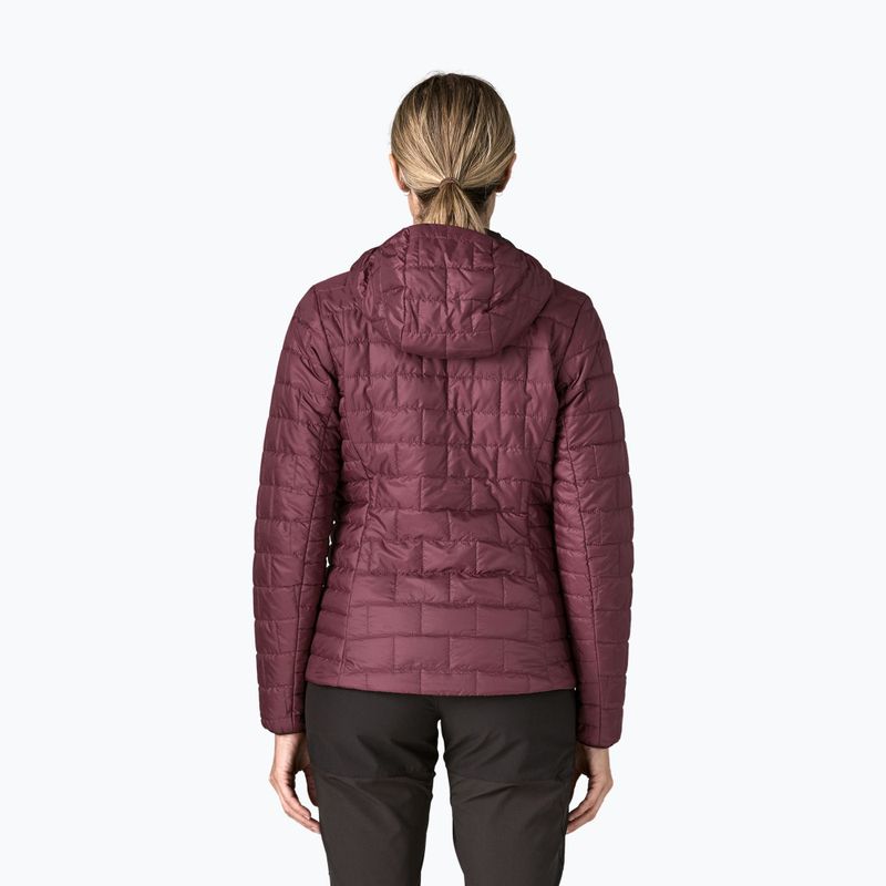 Дамско ватирано яке Patagonia Nano Puff Hoody berry fig 2