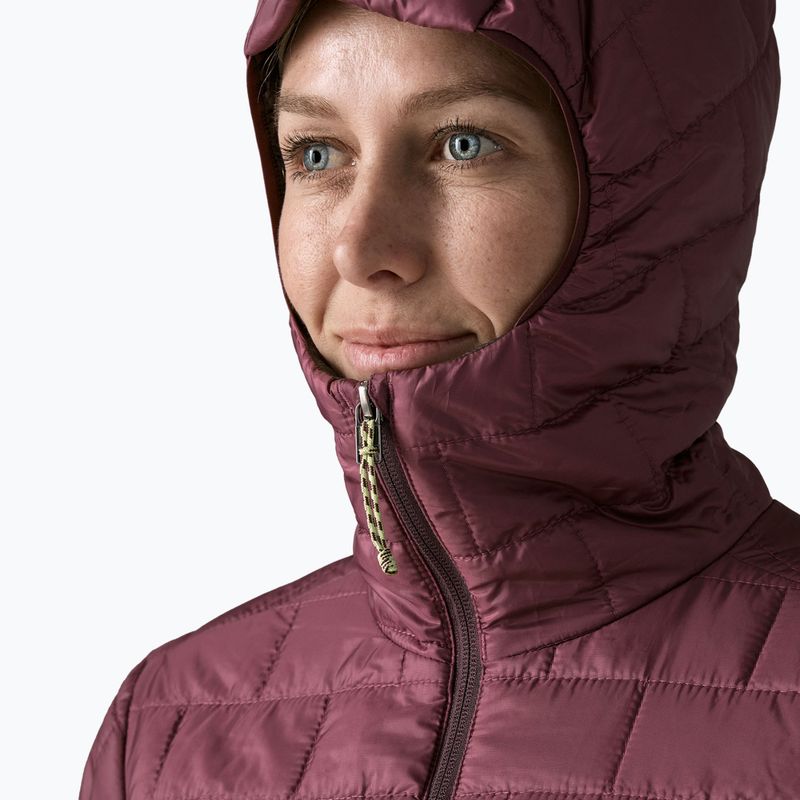 Дамско ватирано яке Patagonia Nano Puff Hoody berry fig 4