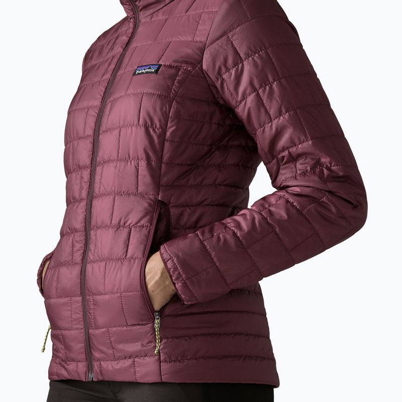 Дамско ватирано яке Patagonia Nano Puff Hoody berry fig 5