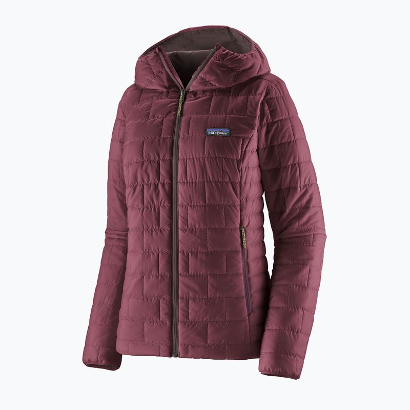 Дамско ватирано яке Patagonia Nano Puff Hoody berry fig 9
