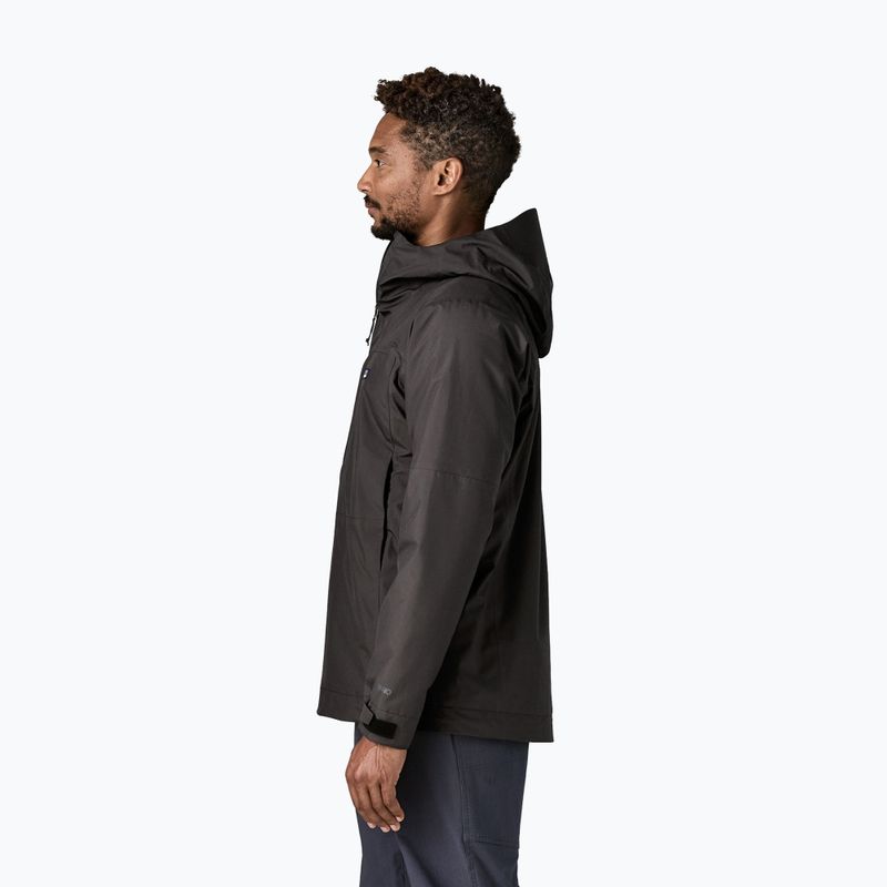 Мъжко яке за дъжд Patagonia Insulated Boulder Fork Rain black 3
