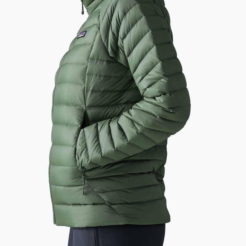 Дамско пухено яке Patagonia Down Sweater canopy green 4