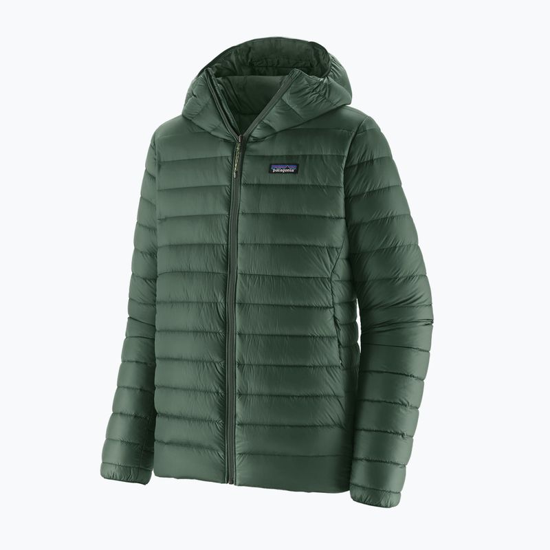 Мъжко пухено яке Patagonia Down Sweater Hoody treeline green 10