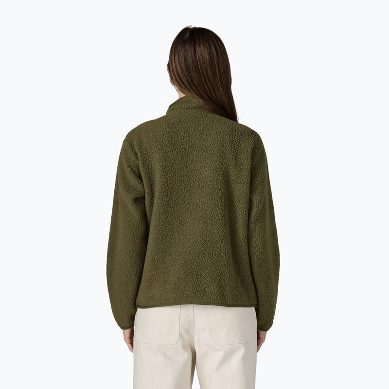Дамски поларен суитшърт Patagonia Retro Pile basin green 2