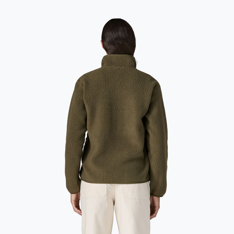 Дамски поларен суитшърт Patagonia Retro Pile Marsupial basin green 2