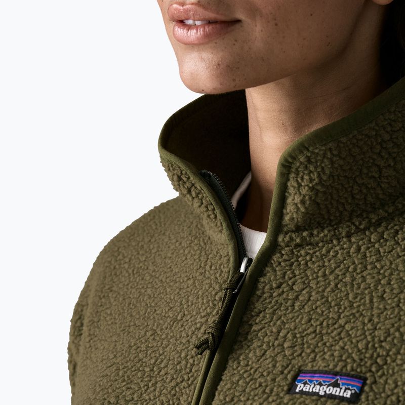 Дамски поларен суитшърт Patagonia Retro Pile Marsupial basin green 4