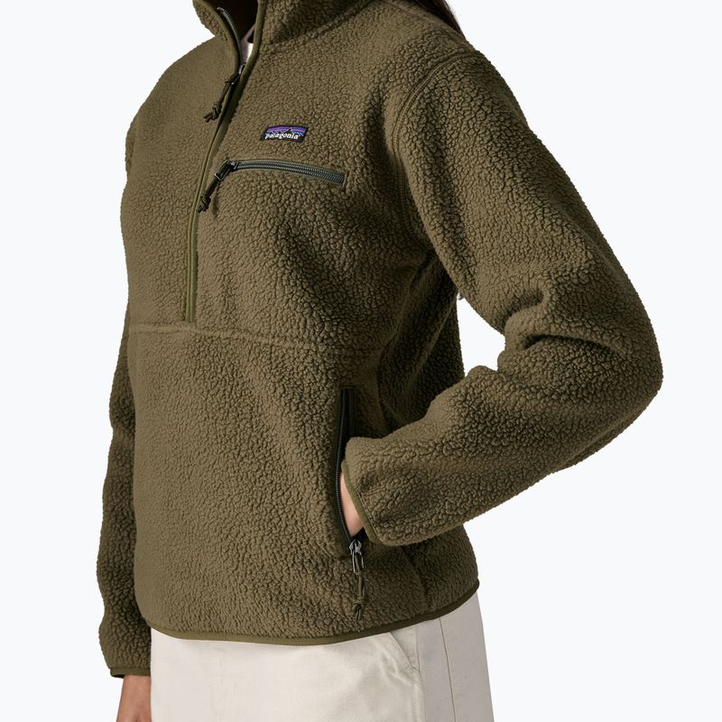 Дамски поларен суитшърт Patagonia Retro Pile Marsupial basin green 5