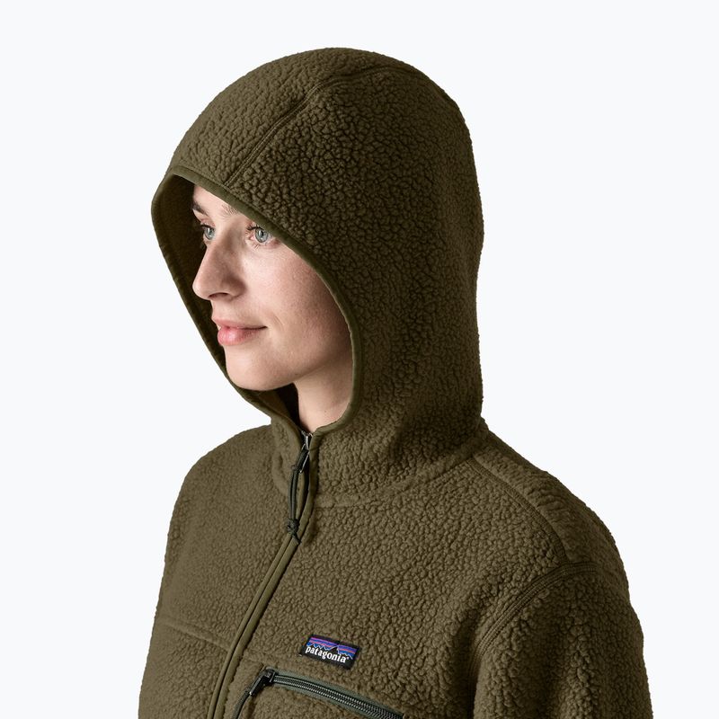Дамски поларен суитшърт Patagonia Retro Pile Hoody basin green 4