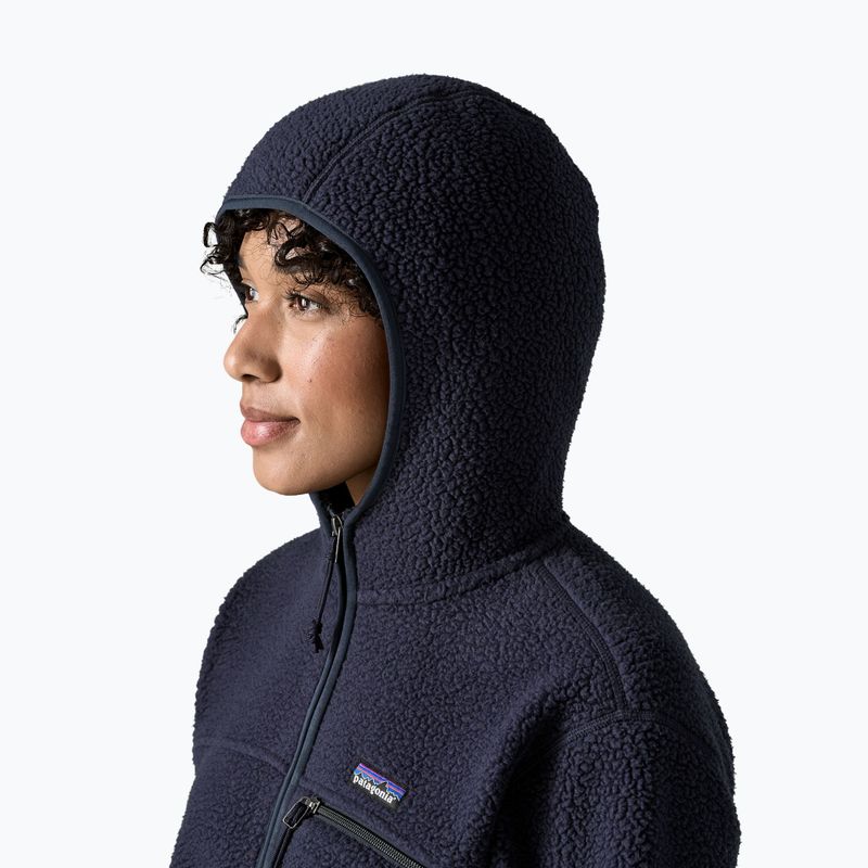 Дамски поларен суитшърт Patagonia Retro Pile Hoody sunken blue 4
