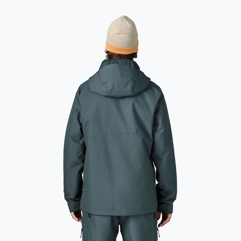 Мъжко скиорско яке Patagonia Insulated Powder Town summit blue 2