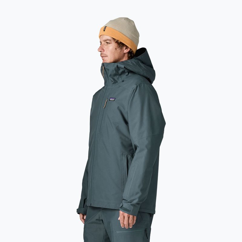 Мъжко скиорско яке Patagonia Insulated Powder Town summit blue 3