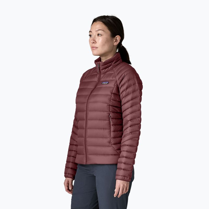 Дамско пухено яке Patagonia Down Sweater dark ruby 3