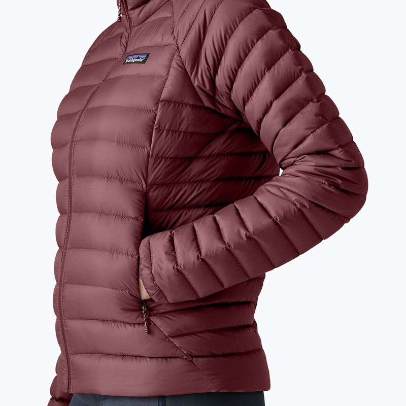 Дамско пухено яке Patagonia Down Sweater dark ruby 5