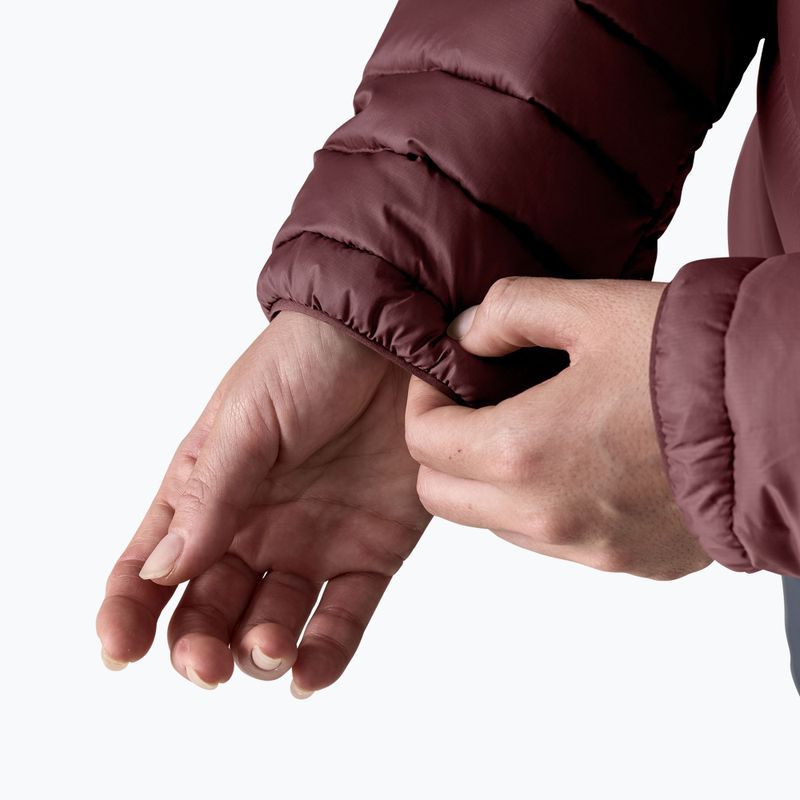 Дамско пухено яке Patagonia Down Sweater dark ruby 6